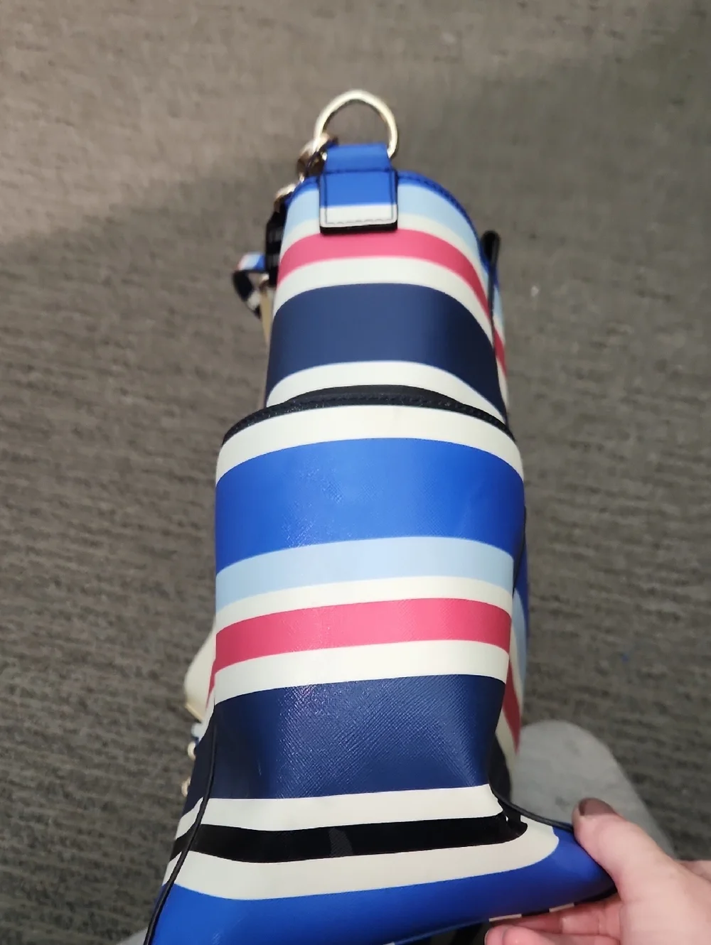 Kate Spade Kaylie Baby Bag Tote In Laurel Way Stripe